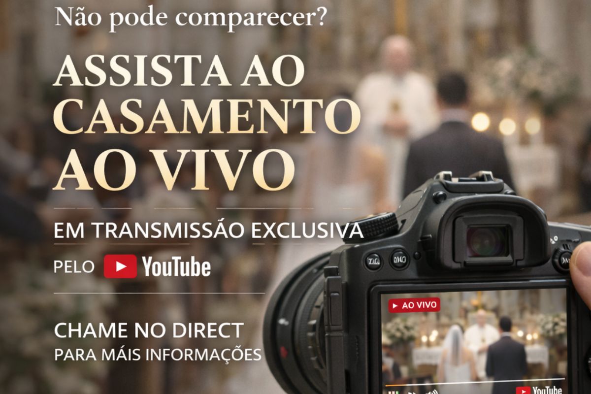 Transmissão ao vivo de casamentos: saiba a nova moda para encurtar a distância