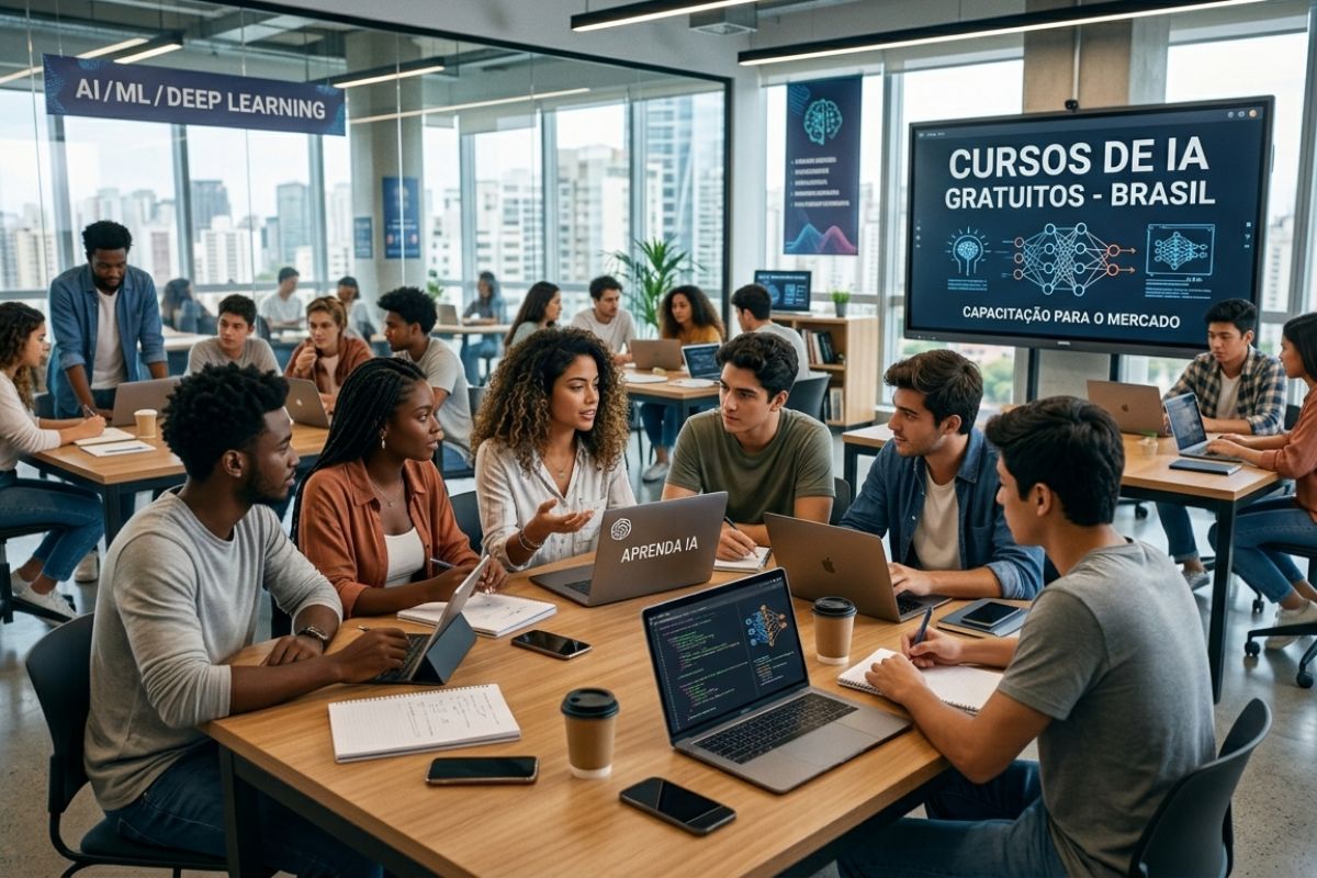 Cursos de IA Gratuitos: Como se Capacitar para o Mercado de Trabalho que Mais Cresce no Brasil
