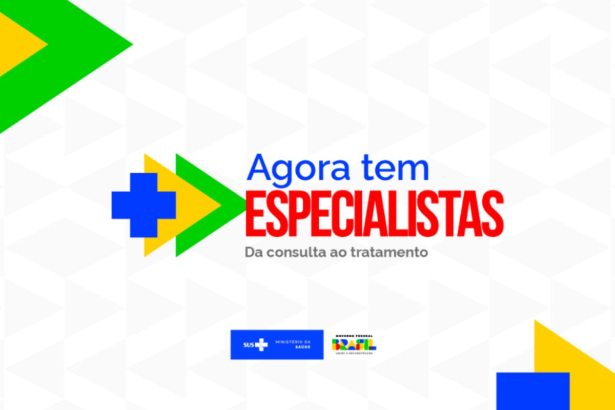 AGORA TEM ESPECIALSITAS programa Lançado pelo Ministério da Saúde.