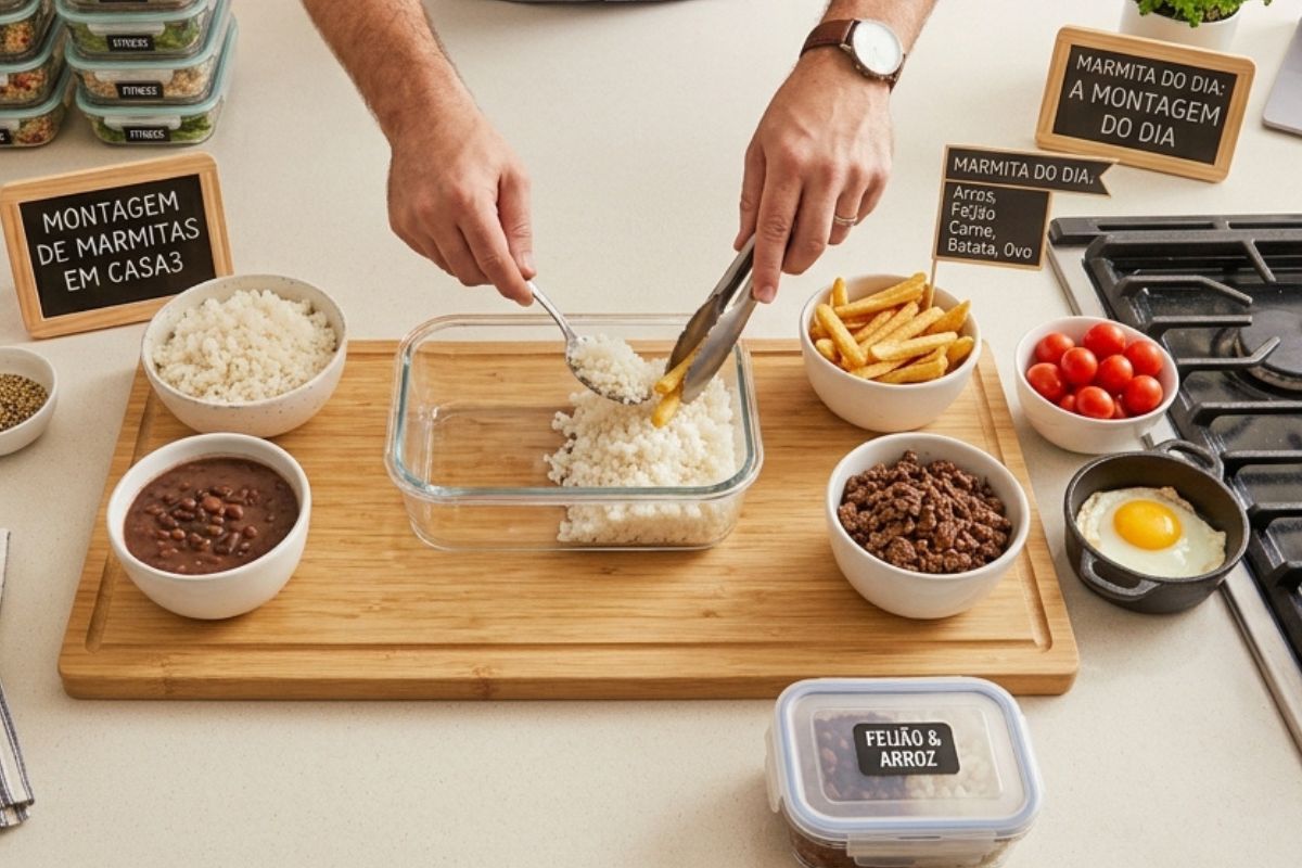 Como montar marmitas para a semana e economizar no supermercado